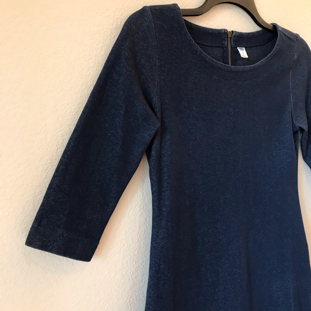 Old Navy Denim Look Cotton Jersey Dress Sheath - Picture 4 of 6